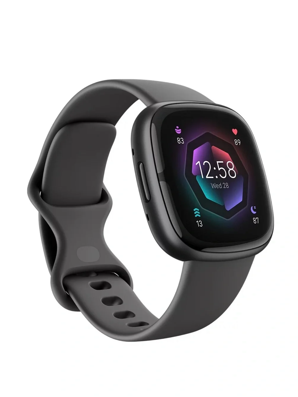 Fitbit Sense 2 Shadow Gray Graphite Smartwatch, 39mm